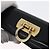 Borsa Tote Gancini in pelle nera e oro Salvatore Ferragamo Auth fm5152 Nero D'oro - vista 10