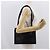 Borsa Tote Gancini in pelle nera e oro Salvatore Ferragamo Auth fm5152 Nero D'oro - vista 24