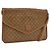 Céline Borsa a Spalla in Tela Macadam CELINE in Pelle PVC Beige Oro Auth 173484 D'oro