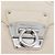 Borsa a mano One Belt in pelle bianca e argento di Salvatore Ferragamo Auth am10782 Bianco - vista 19