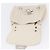 Borsa a mano One Belt in pelle bianca e argento di Salvatore Ferragamo Auth am10782 Bianco - vista 20
