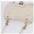 Borsa a mano One Belt in pelle bianca e argento di Salvatore Ferragamo Auth am10782 Bianco - vista 7