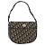 Borsa a Spalla in Tela Trotter Christian Dior Blu Navy Oro Auth ep13512 D'oro