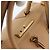 PRADA Borsa a mano in pelle beige dorato Auth 172291 D'oro - vista 18
