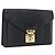 LOUIS VUITTON Epi Serie Dragonne Clutch Bag Nero M52612 LV Auth ep13469