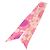 Sciarpa in seta rosa Cartier Auth am10833V