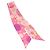 Sciarpa in seta rosa Cartier Auth am10833V - vista 2