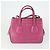 BALLY TOD'S Borsa a Spalla in Pelle 2 Pezzi Rosa Nero Auth BA9888 - vista 2