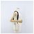 Borsa porta bottiglia in nylon bianco e argento della linea sportiva CHANEL con CC Auth bs33406 - vista 22
