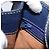 Bolso de Hombro LOEWE de Cuero Azul Marino Dorado Auth ep13402 - vista 24