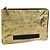 CHANEL Bolso de Mano de Cuero Dorado CC Auth 165360M