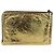 CHANEL Bolso de Mano de Cuero Dorado CC Auth 165360M - vista 2