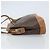 Céline Borsa a mano in tela Macadam CELINE in pelle PVC marrone e oro Auth 172241 D'oro - vista 4