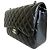 Timeless Chanel Zeitloser Klassischer Leder Schwarz