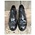 Richelieu Heschung Pearl in pelle nera Nero - vista 3