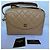 Camera Borsa a tracolla in caviar Chanel Beige - vista 3