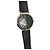 Louis Vuitton Tambour Uhr Stahl Schwarz Diamanten