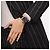 Louis Vuitton Tambour Uhr Stahl Schwarz Diamanten - Ansicht 5