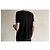 Top nero Dagmar kimono scollo a V - maniche corte T. XS - vista 11