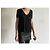 Top nero Dagmar kimono scollo a V - maniche corte T. XS - vista 3