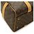 Borsa da viaggio Monogram Carryall Louis Vuitton Marrone - vista 3