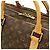 Borsa da viaggio Monogram Carryall Louis Vuitton Marrone - vista 5