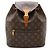 Zaino Montsouris Monogram Louis Vuitton Marrone