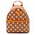 Zaino Gucci GG Supreme Rosa Beige Arancione Giallo