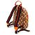Zaino Gucci GG Supreme Rosa Beige Arancione Giallo - vista 2