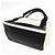 Borsa Balenciaga Cabas S blu navy Nero Bianco sporco - vista 6