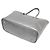 Bolso tote de piel de ternera plateada Chanel On the Road Plata - vista 2