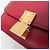 Céline Borsa a spalla in pelle Celine Classic Box per donne Rosso - vista 12