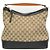 Borsa a Spalla Gucci GG Canvas Nero Beige