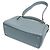 Borsa in pelle da donna Fendi Dotcom 8BN293 Blu chiaro - vista 3