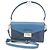 Borsa a spalla in pelle Saffiano da donna di Prada Blu Blu navy