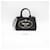 Borsa in denim da donna Prada Canapa Nero Bianco - vista 2
