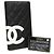 Chanel Cambon A26717 Lammleder Bi-Fold Langbörse Schwarz Pink Weiß - Ansicht 2