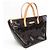 Borsa Louis Vuitton Monogram Vernis Bellevue PM in Amarante Bordò - vista 9