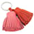 Ring Hermès Carmen Uno Dos Schlüsselanhänger Braun Pink  - Ansicht 1