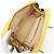 Borsa a Spalla Gialla Chanel Chevron V-stitch Giallo - vista 4