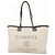Chanel Deauville Canvas Tote Bag Braun