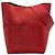 Céline Borsa a secchiello media in suede rosso Celine con tracolla