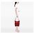 Céline Borsa a secchiello media in suede rosso Celine con tracolla - vista 11