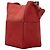Céline Borsa a secchiello media in suede rosso Celine con tracolla - vista 2