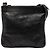 Borsa a tracolla in pelle nera con stampa Horsebit di Gucci Nero
