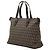 Fendi Braune Zucchino Canvas Tote Dunkelbraun - Ansicht 2