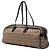Fendi Braune Zucchino Canvas-Handtasche Beige - Ansicht 2