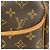 Borsa Deauville Monogram Louis Vuitton Marrone - vista 10