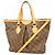 Borsa Louis Vuitton Monogram Palermo PM Marrone