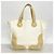 Timeless Borsa tote Chanel in tela marshmallow Bianco - vista 10
